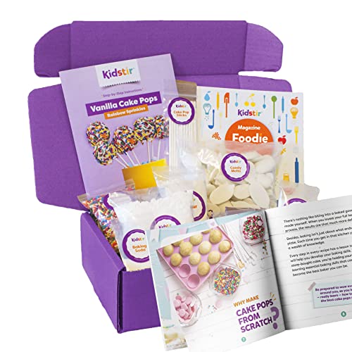 Amazon.com : KIDSTIR Kids Baking Set DIY Baking Kits, Cake Pop Kit with Everything, All-in-One Bakin