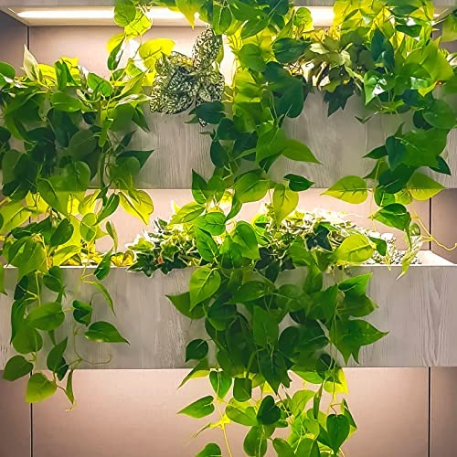 Amazon.com: CEWOR 2pcs Artificial Hanging Plants 3.6ft Fake Ivy Vine Fake Ivy Leaves for Wall House