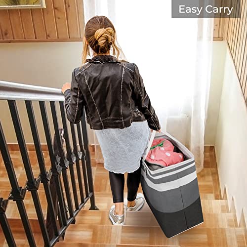 HomeHacks 2-Pack Large Laundry Basket, Waterproof, Freestanding Laundry Hamper, Collapsible Tall Clo