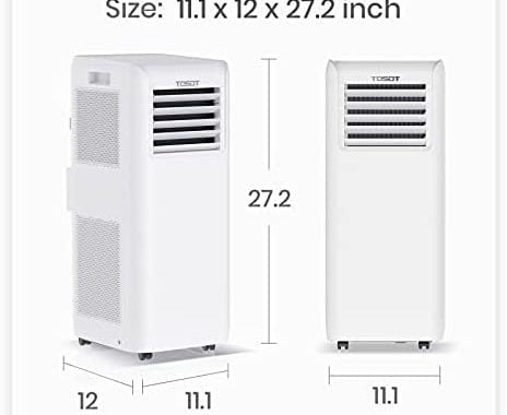 Amazon.com: TOSOT 8,000 BTU Air Conditioner Easier to Install, Quiet and 3-in-1 Portable AC, Dehumid
