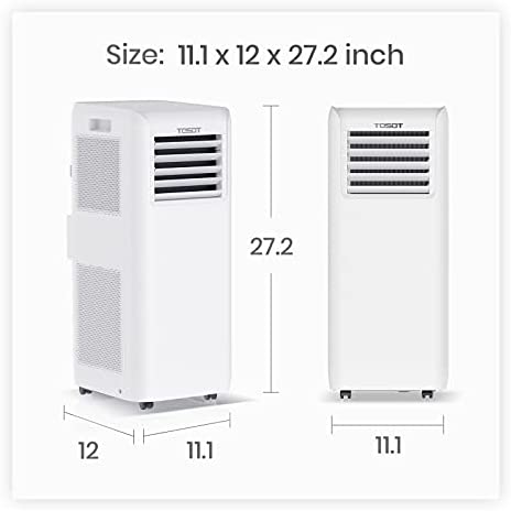 Amazon.com: TOSOT 8,000 BTU Air Conditioner Easier to Install, Quiet and 3-in-1 Portable AC, Dehumid