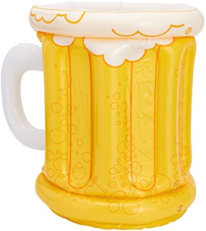 Amazon.com: Inflatable Beer Shaped Cooler for Party Supplies, Summer BBQ (23 in) : Patio, Lawn &