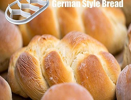 Kaiser Bread Roll, German Style Bread Roll, Croissant Cutter, 3PCS Dough Press Mold Set, Bread Press
