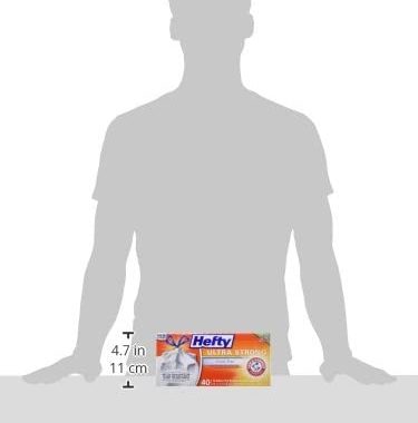 Amazon.com: Hefty Ultra Strong Tall Kitchen Trash Bags, Unscented, 13 Gallon, 40 Count : Everything