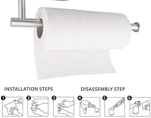 Amazon.com - Paper Towel Holders,Paper Towels Rolls - for Kitchen,Paper Towels Bulk- Self-Adhesive U