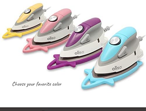 Amazon.com: Oliso M2 Mini Project Steam Iron with Solemate - for Sewing, Quilting, Crafting, and Tra