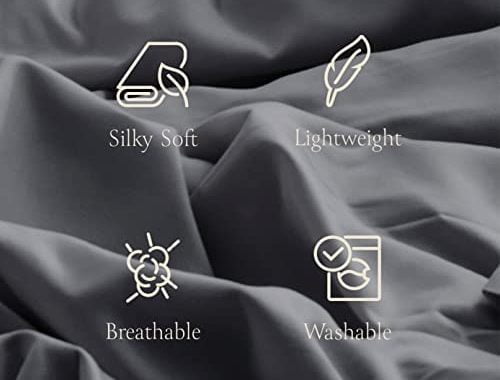 BELADOR Silky Soft Queen Sheet Set - Luxury 6 Piece Bed Sheets for Queen Size Bed, Secure-Fit Deep P