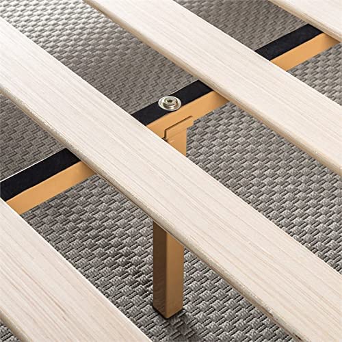 Amazon.com: ZINUS Tonja Wood Platform Bed Frame with Headboard / Mattress Foundation with Wood Slat