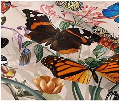 Amazon.com: Butterfly Tapestry Flower Tapestries Vintage Vertical Floral Plant Tapestry Wall Hanging