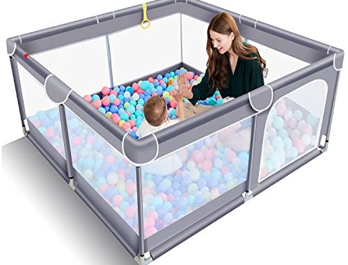Amazon.com : TODALE Baby Playpen for Toddler, Large Baby Playard, Indoor & Outdoor Kids Activity