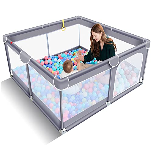 Amazon.com : TODALE Baby Playpen for Toddler, Large Baby Playard, Indoor & Outdoor Kids Activity