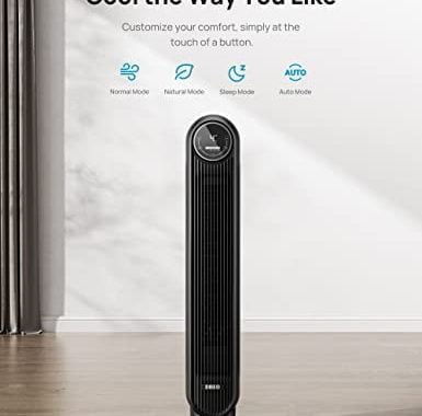 Amazon.com: Dreo Nomad One Tower Fan with Remote, 24ft/s Velocity Quiet Cooling Fan, 90° Oscillating