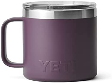 Amazon.com : YETI Rambler 14 oz Mug, Vacuum Insulated, Stainless Steel with MagSlider Lid, Nordic Pu