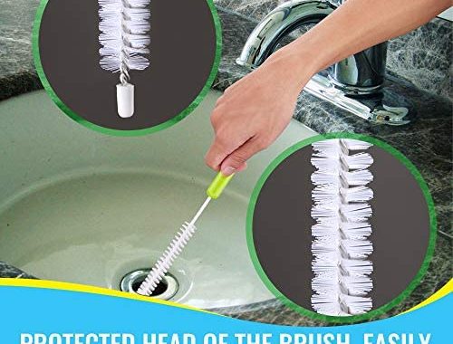Amazon.com: Bottle Cleaning Brush Set - Long Handle Bottle Cleaner for Washing Narrow Neck Beer Bott