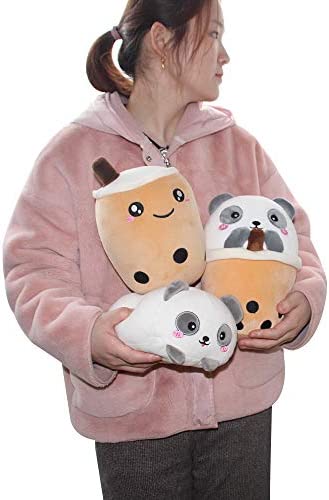 Amazon.com: AIXINI 8 inch Cute Panda Plush Stuffed Squishy Animal Cylindrical Body Pillow,Super Soft