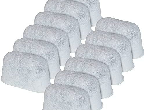 12-Pack of Cuisinart Compatible Replacement Charcoal Water Filters for Coffee Makers - Fits all Cuis