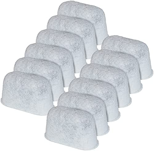 12-Pack of Cuisinart Compatible Replacement Charcoal Water Filters for Coffee Makers - Fits all Cuis