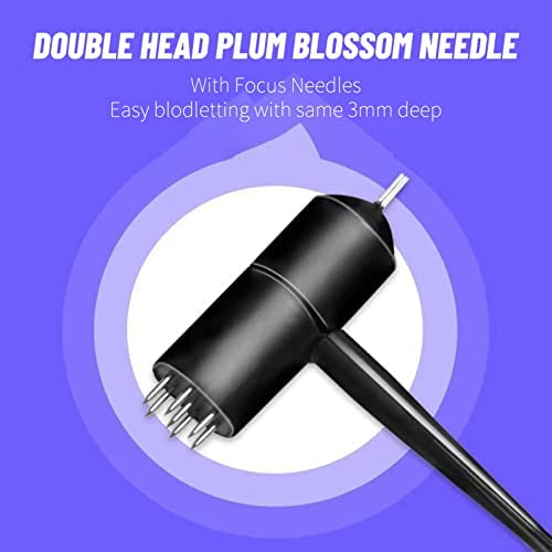 Amazon.com: Seven Star Needle Plum Blossom, 7 Star Needle & Plum Blossom Dermal Hammer (3 SET) :
