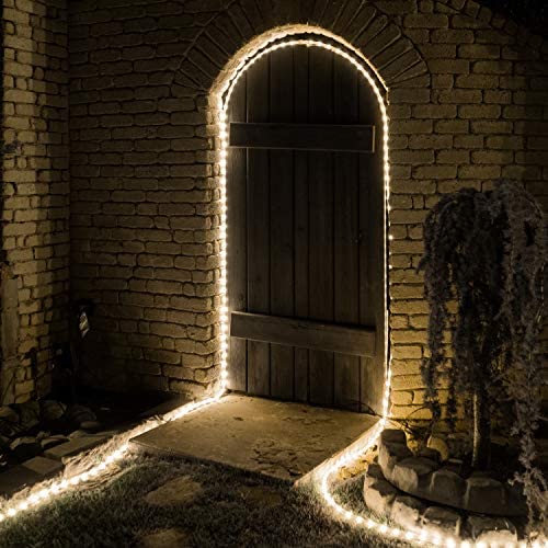 Amazon.com: UltraPro Escape LED Rope Lights, Warm White 3000K, Indoor or Outdoor, 16ft, Linkable, Pe