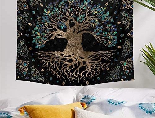 Amazon.com: XGXL Life Tree Tapestry Wall Hanging - Bohemian Hippie Wishing Tree Tapestries Psychedel