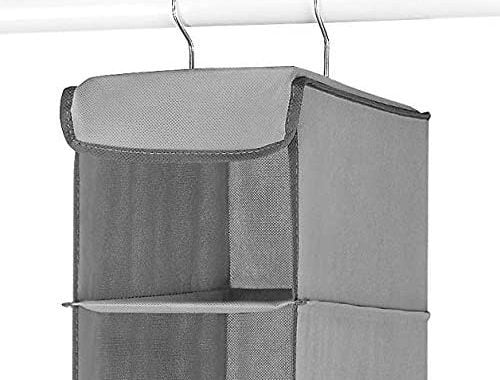 Amazon.com: Whitmor Hanging Shoe Shelves - 8 Section - Closet Organizer - Grey : Home & Kitchen