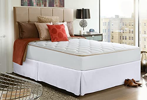 Utopia Bedding Queen Bed Skirt - Soft Quadruple Pleated Ruffle - Easy Fit with 16 Inch Tailored Drop
