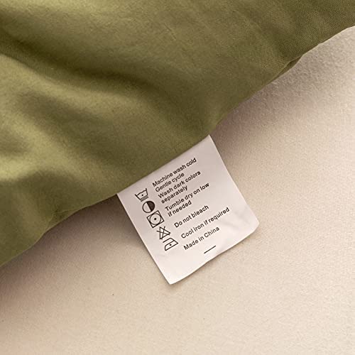 Amazon.com: ROSGONIA Olive Green Comforter Set Queen- 3pcs (1 Comforter & 2 Pillowcases) Simple