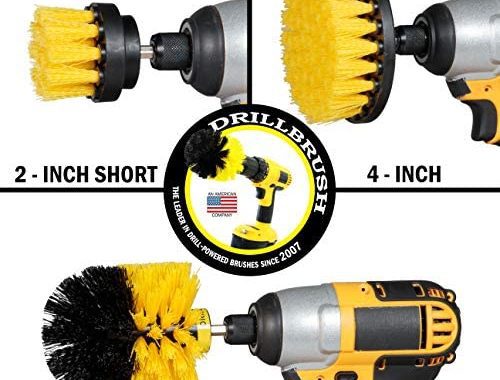 Amazon.com: Drill Brush Attachment - Bathroom Surfaces Tub, Shower, Tile and Grout All Purpose Power