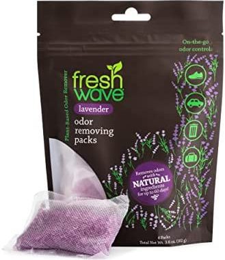 Amazon.com: Fresh Wave Lavender Odor Eliminating & Deodorizing Packs | Bag of 6 | Safer Odor Rel