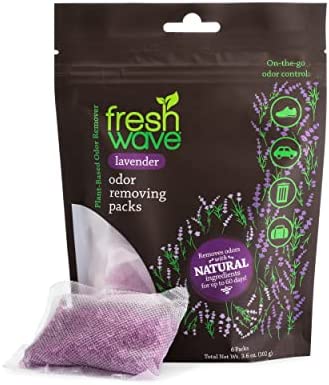 Amazon.com: Fresh Wave Lavender Odor Eliminating & Deodorizing Packs | Bag of 6 | Safer Odor Rel