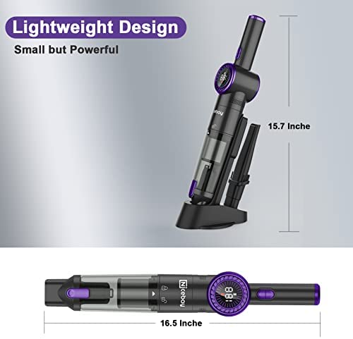 Amazon.com - Nicebay Handheld Vacuum Cordless, 15KPA Strong Suction Hand Held Vacuum Cleaner with LE