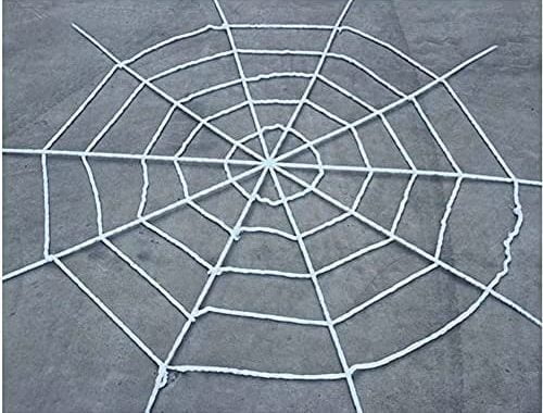 5 feet White Spiderweb Spider Webs Halloween Decorations Giant Large Huge 5ft White Spider Web Spide