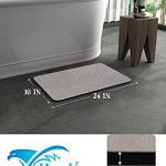 Amazon.com: MontVoo-Bath Mat Rug-Rubber Non Slip Quick Dry Super Absorbent Thin Bathroom Rugs Fit Un
