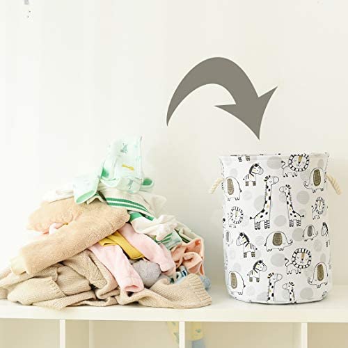Amazon.com: INough Baby Hamper Laundry Basket, Laundry Hamper for Boys, Kids Storage Basket Animal B