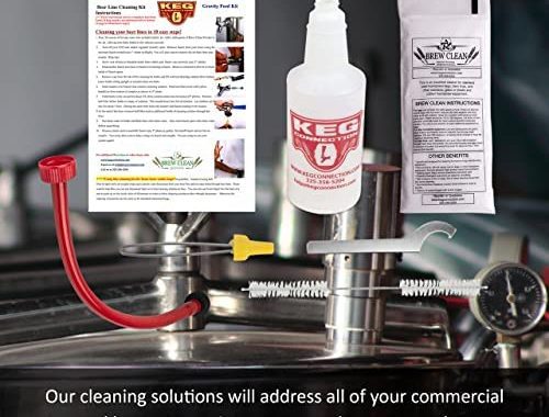 Amazon.com: Kegconnection Kegerator Beer Line Cleaning Kit - Easy and Safe to Use Keg Cleaner - with