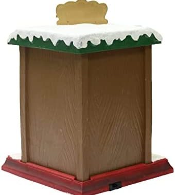 Amazon.com: Moments In Time Christmas Village Building, Santa's Toy Shop with Christmas Music, LED L