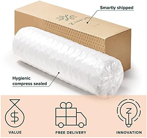 Amazon.com: Zinus 6 Inch Foam and Spring Mattress / CertiPUR-US Certified Foams / Mattress-in-a-Box,