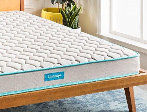 Amazon.com: Linenspa 6 Inch Innerspring Twin Mattress with Foam Layer - Firm Feel - CertiPUR-US Cert