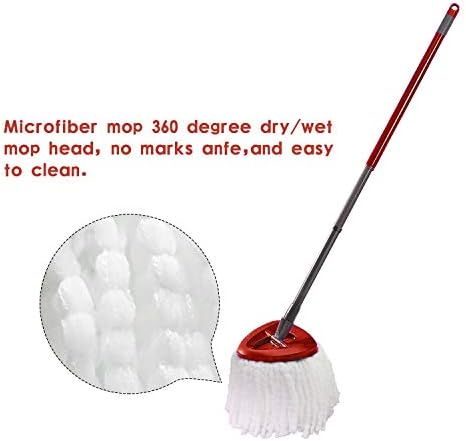 Amazon.com: 3 Pack Mop Replacement Heads for O-Ceda EasyWrin Spin Mop, Microfiber Spin Mop Refills,