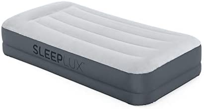 Amazon.com: SLEEPLUX Twin Air Mattress Supersoft Snugable Top Extra Durable Tough Guard with Built-i