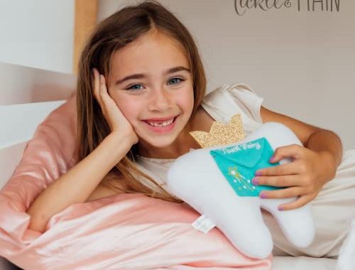 Amazon.com : Tickle & Main, Tooth Fairy Pillow Kit With Notepad And Keepsake Pouch, 3 Piece Set,