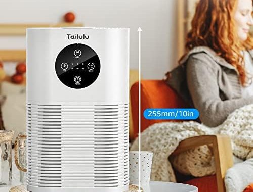 Amazon.com: Air Purifiers for Pet,Tailulu Home Air Cleaner For Bedroom up to 600 sq.ft 24db with Fra