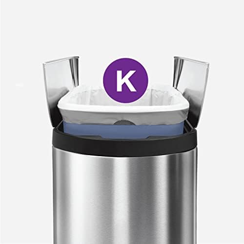 Amazon.com: simplehuman Code K Custom Fit Drawstring Trash Bags in Dispenser Packs, 60 Count, 35-45