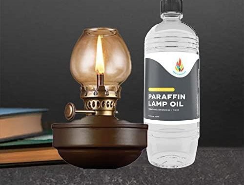Amazon.com: Liquid Paraffin Lamp Oil - Half-Liter (500mL) - Smokeless, Odorless, Ultra Clean Burning
