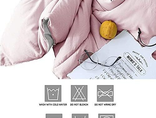 Amazon.com: KASENTEX All Season Down Alternative Quilted Comforter Set Reversible Ultra Soft Duvet I