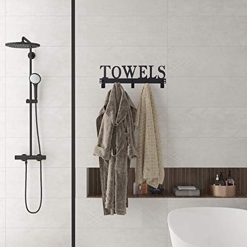 Amazon.com: Over The Door Hooks, Towel Holder for Bathroom, Door Mount Towel Rack Towel Hooks for Be