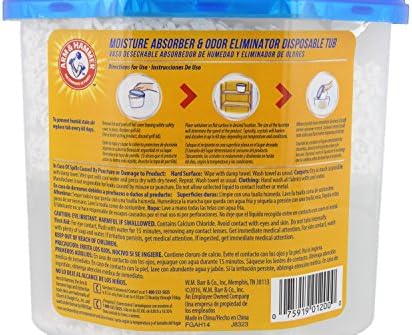 Amazon.com - Arm & Hammer Moisture Absorber & Odor Eliminator 14oz Tub, 3 Pack - Eliminates