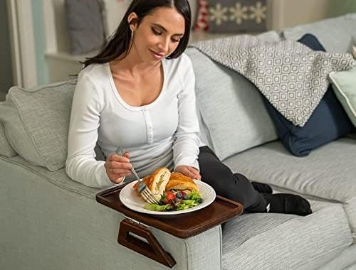 Amazon.com: Arm Table Clip On Tray Sofa Table for Wide Couches. Couch Arm Tray Table, Portable Table