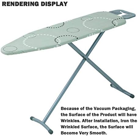 Amazon.com: Ironing Board Cover and Pad Standard Size 15" x 54",Elastic Edges and 4 Adjustable Faste