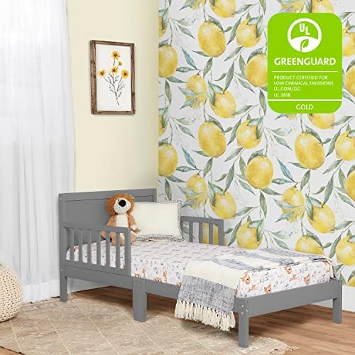 Amazon.com : Dream On Me Brookside Toddler Bed In Steel Grey, Greenguard Gold Certified, JPMA Certif